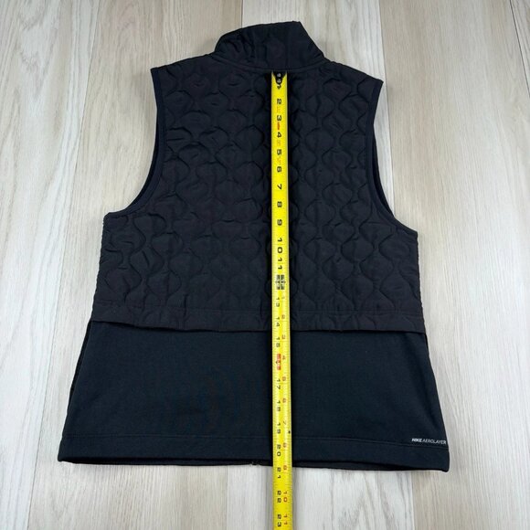Nike Aerolayer Womens Running Gilet Vest Size XS Black Padded Pockets NEW - Picture 10 of 12